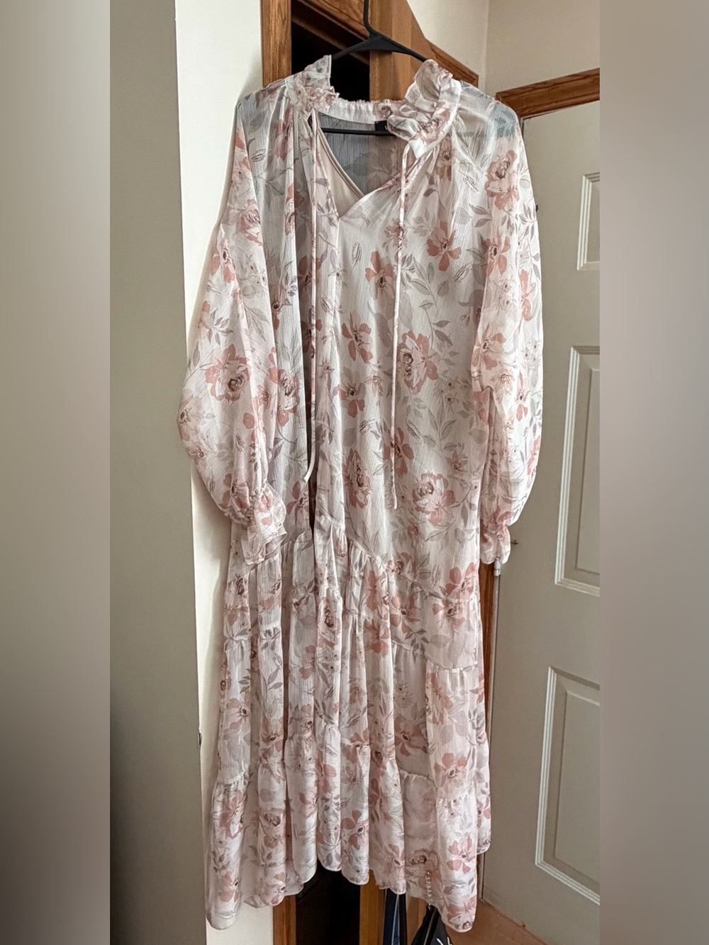 Vici Pink Floral Maxi Dress